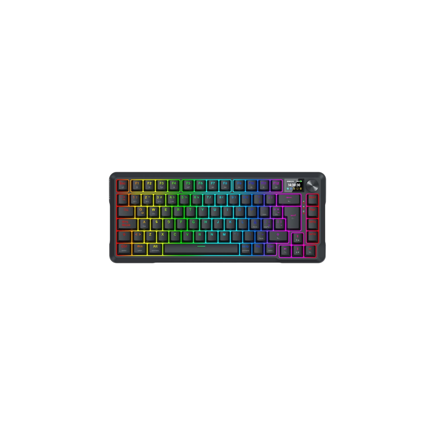 Redragon Ucal Lcd Pro - Teclado Inalámbrico